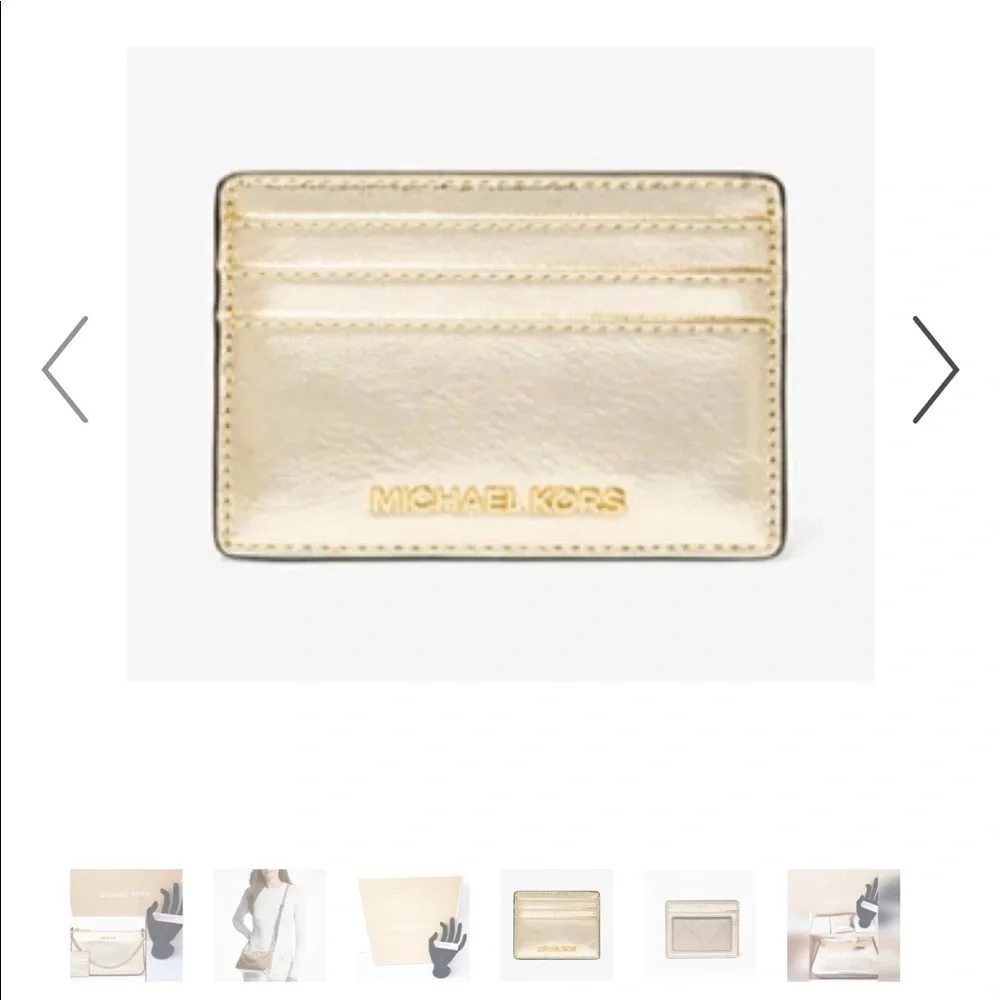 NWT Michael Kors bag and card case gift set
